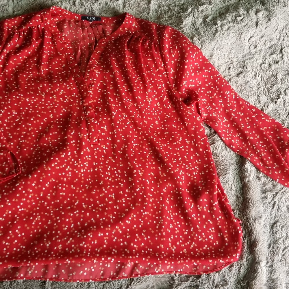 NYDJ long sleeved blouse size M